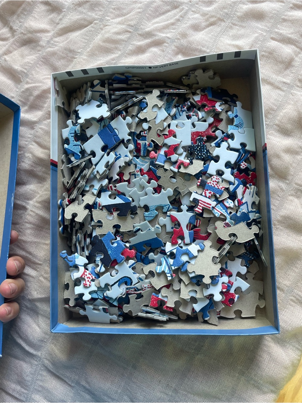NPR Studios Blue & Red 500-Piece Jigsaw Puzzle 🧩 - Picture 2 of 3